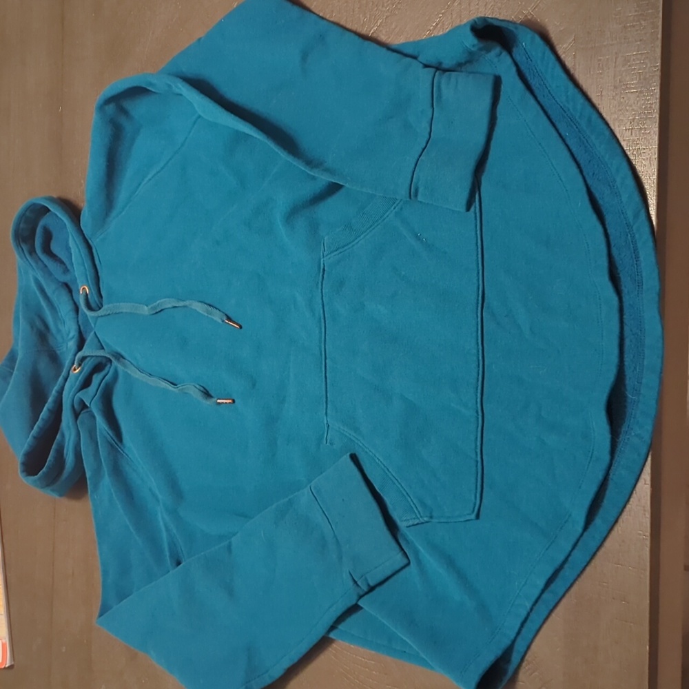 Xersion Teal Women's Cowl Neck Sweater